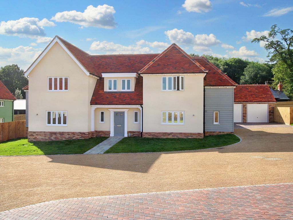 New home, 5 bed detached house for sale in Clapton Hall Cottages, Clapton Hall Lane, Dunmow CM6, £1,100,000