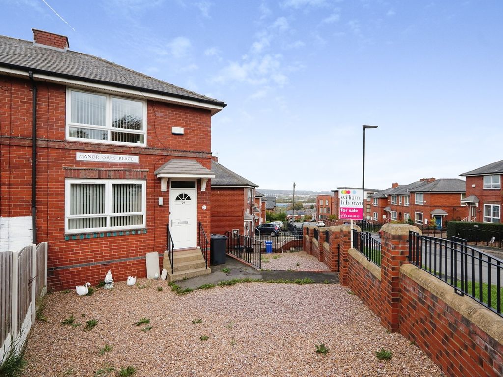 2 bed semi-detached house for sale in Manor Oaks Place, Sheffield S2, £125,000