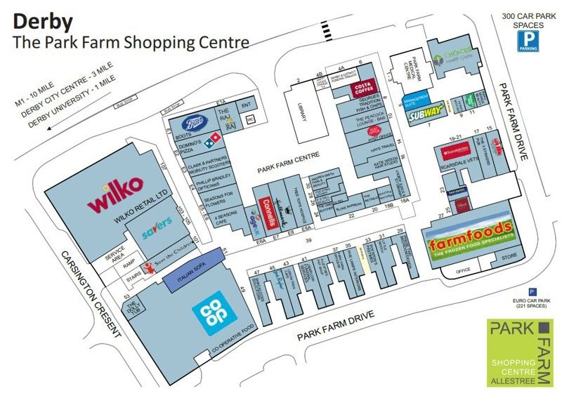 Retail premises to let in Unit Park Farm Centre, Park Farm Drive, Derby, East Midlands DE22, £27,000 pa