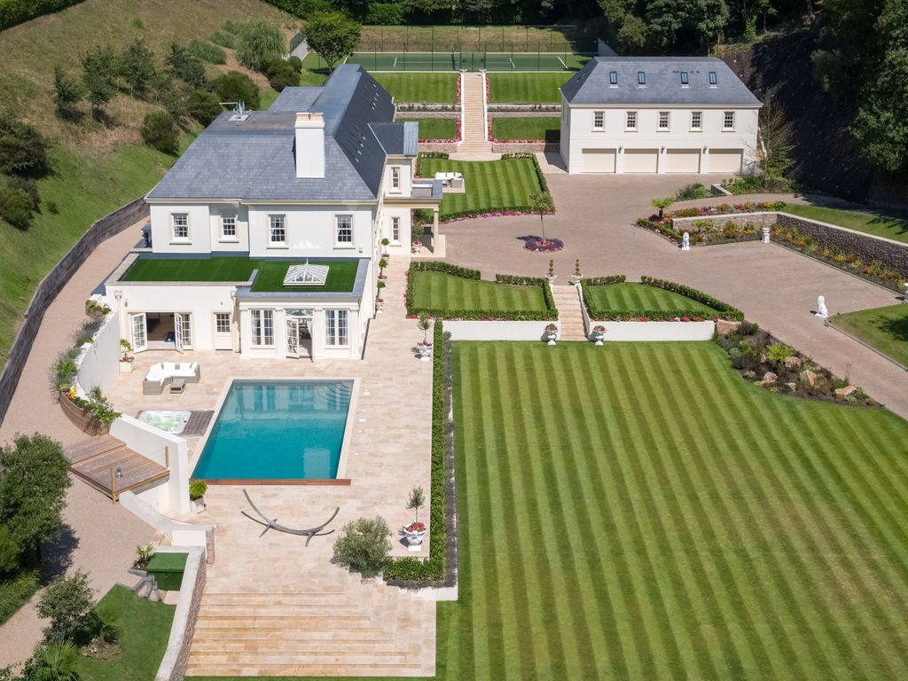 8 bed detached house for sale in Le Chemin Des Moulins, St. Helier, Jersey JE2, £8,950,000