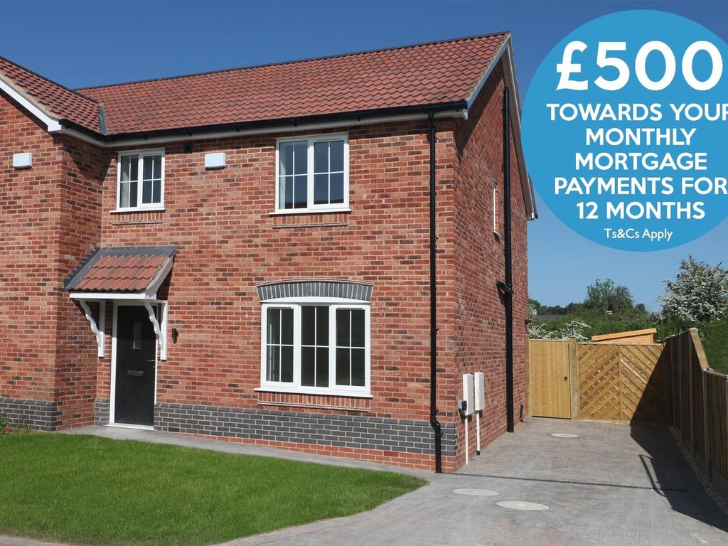 New home, 3 bed semi-detached house for sale in Plot 26, The Canterbury, The Sidings DN38, £199,950