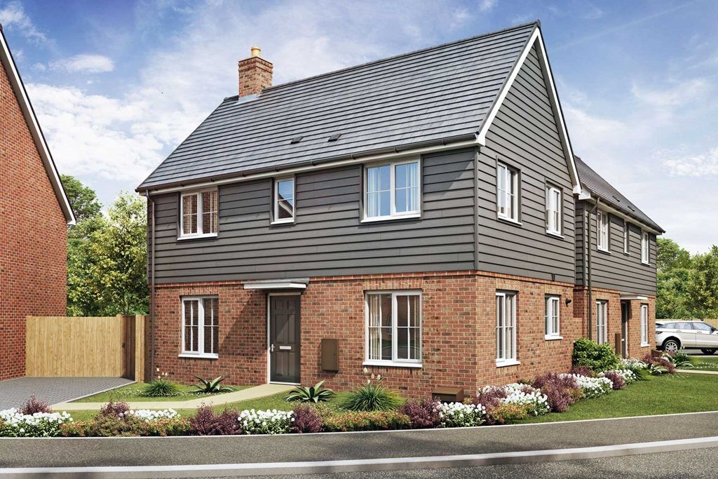 New home, 3 bed detached house for sale in "The Easedale - Plot 159" at Peckham Chase, Eastergate, Chichester PO20, £400,000