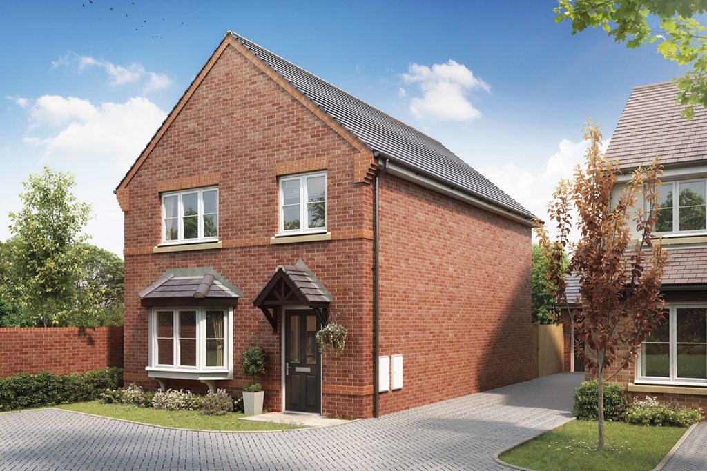 New home, 4 bed detached house for sale in "The Monkford - Plot 11" at Monk Road, Burton-On-Trent DE13, £322,000