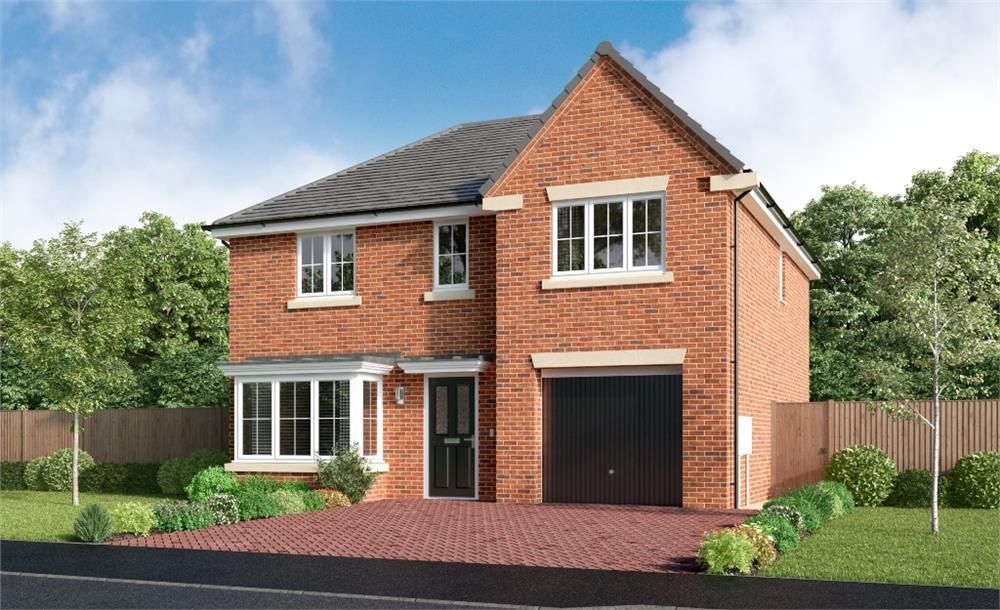 New home, 4 bed detached house for sale in "Denham" at Denbigh Drive, Shaw, Oldham OL2, £412,995