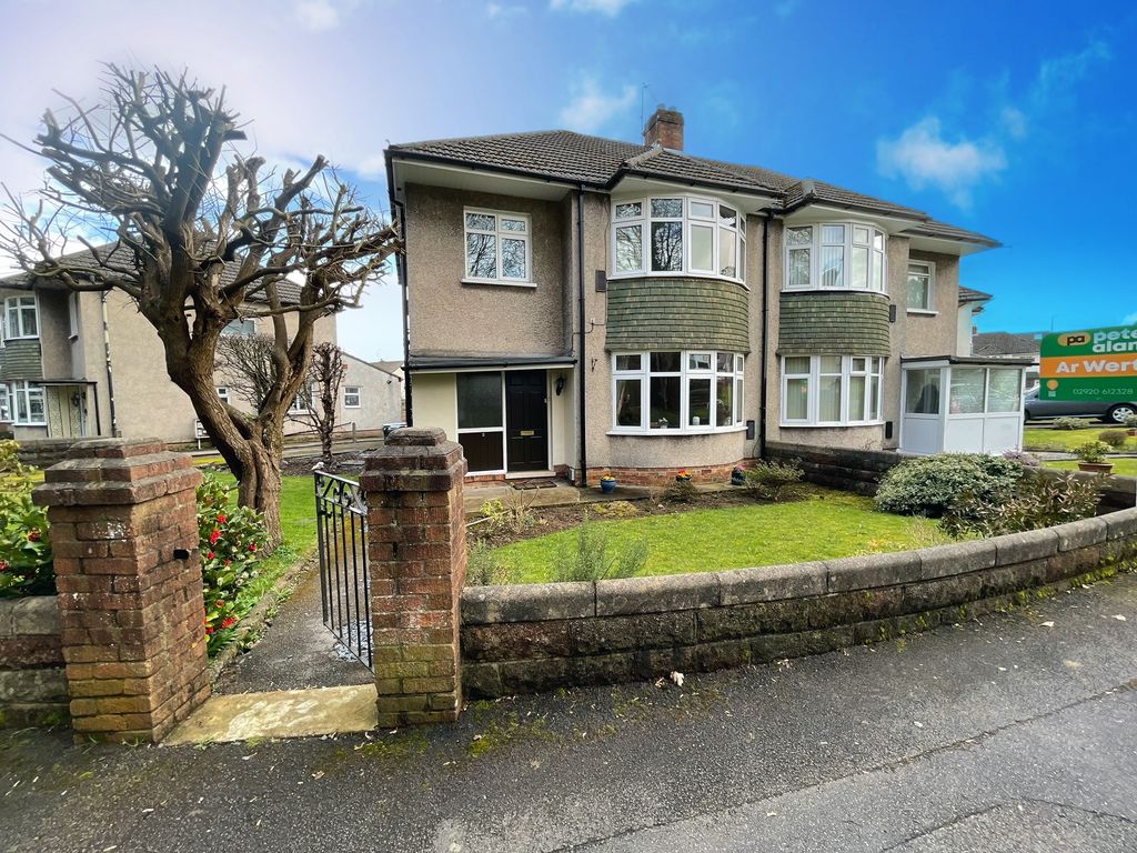 3 bed semi-detached house for sale in Coryton Drive, Cardiff CF14, £375,000