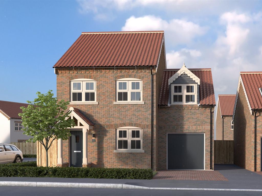 New home, 3 bed detached house for sale in Plot 10, Manor Farm, Beeford YO25, £295,000