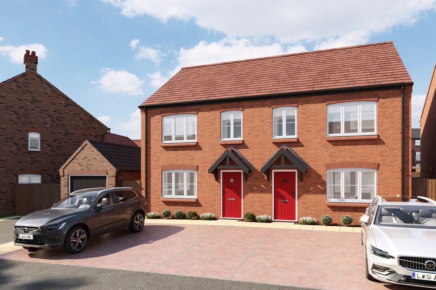 New home, 2 bed semi-detached house for sale in "The Copse" at Bordon Hill, Stratford-Upon-Avon CV37, £165,000