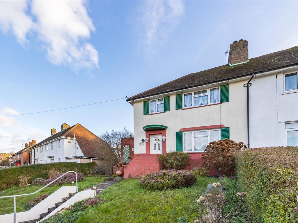 3 bed semi-detached house for sale in Denton Drive, Brighton BN1, £375,000