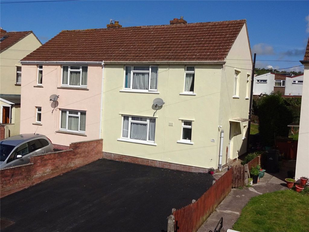 3 bed semi-detached house for sale in Coryton Close, Brecon, Powys LD3, £189,000