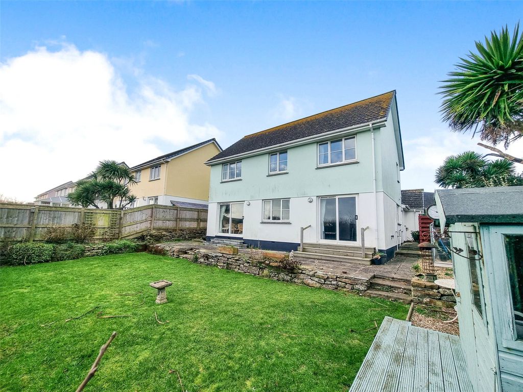 4 bed detached house for sale in Upton Meadows, Lynstone, Bude EX23, £495,000