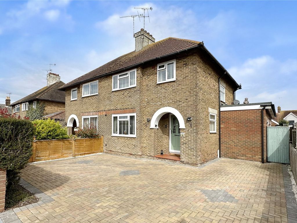 3 bed semi-detached house for sale in Albert Road, Rustington, Littlehampton, West Sussex BN16, £500,000