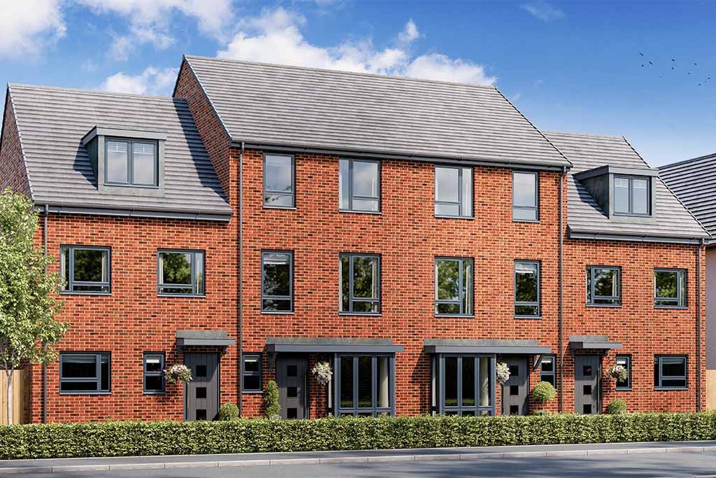 New home, 4 bed terraced house for sale in "The Richmond" at Lake View, Doncaster DN4, £259,995