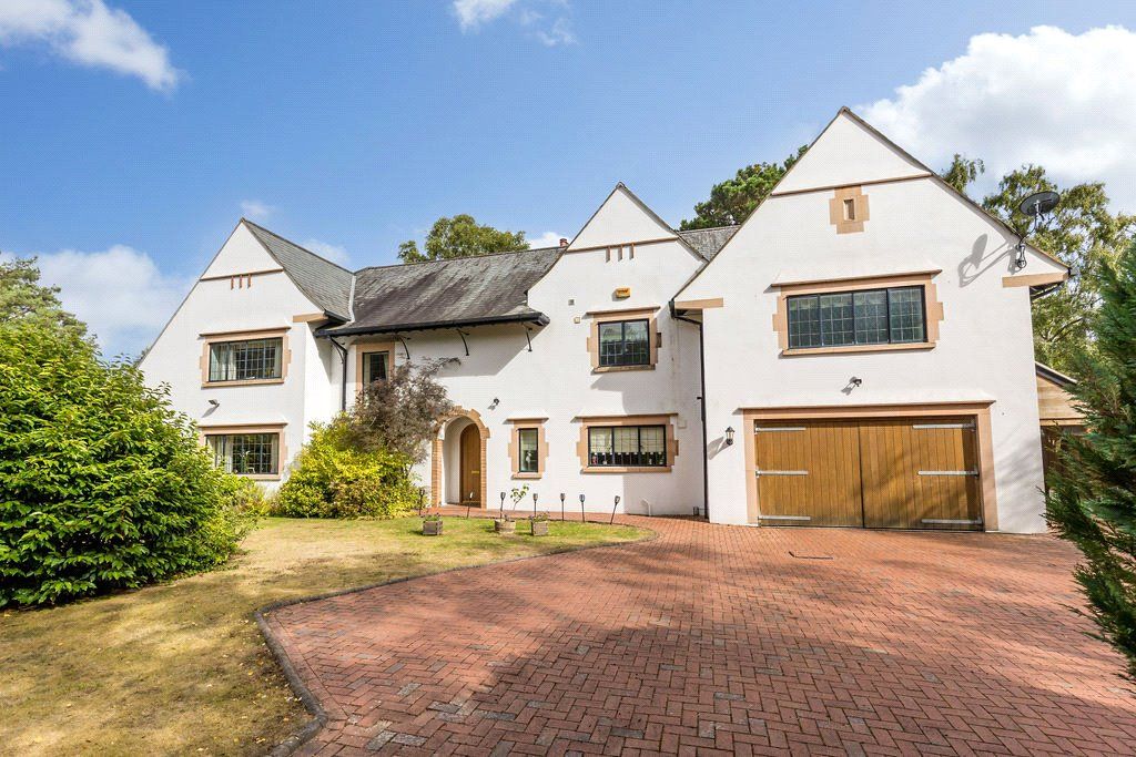 5 bed detached house for sale in Upper Golf Links Road, Broadstone, Dorset BH18, £1,595,000