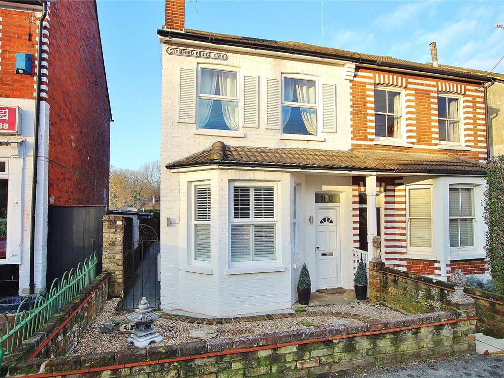 4 bed semi-detached house for sale in Brookwood, Woking, Surrey GU24, £600,000