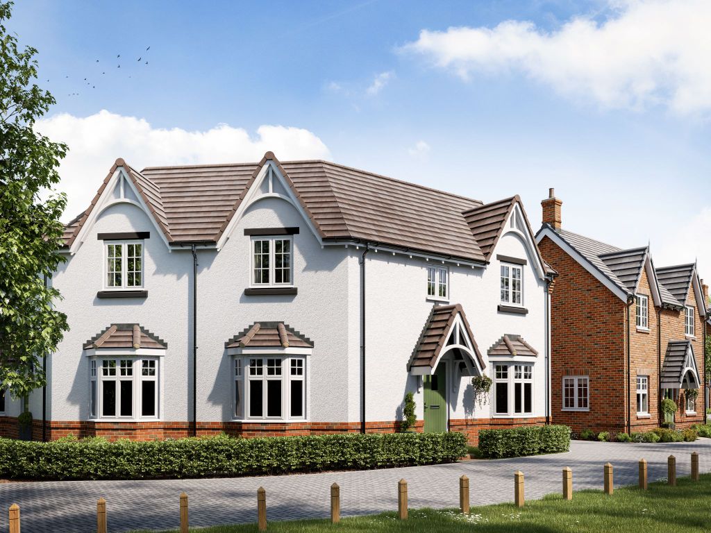New home, 3 bed semi-detached house for sale in "The Langley" at 23 Devis Drive, Leamington Road, Kenilworth CV8, £480,000