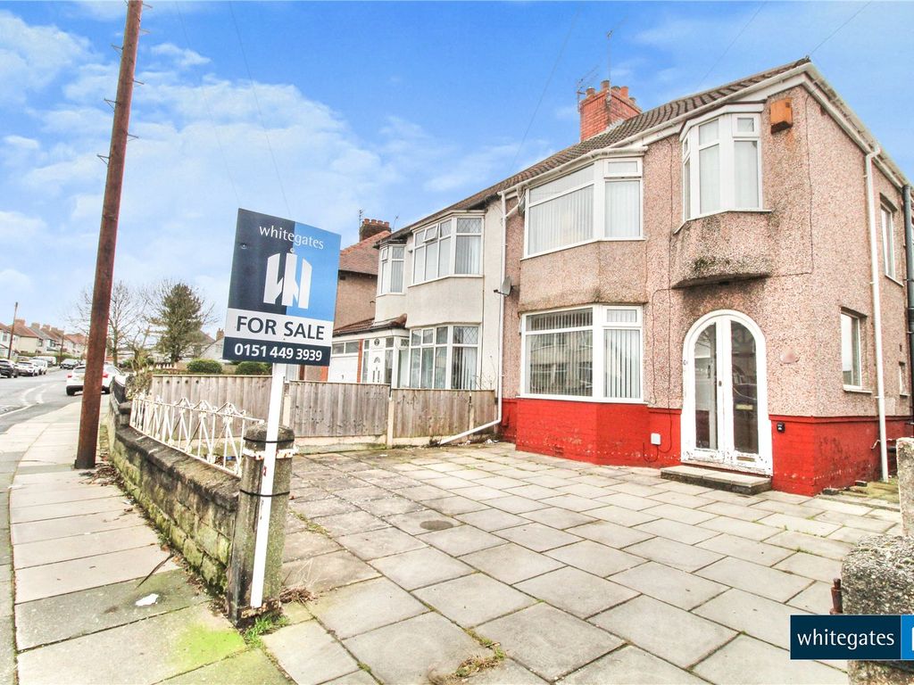 3 bed semi-detached house for sale in Swanside Road, Liverpool, Merseyside L14, £195,000