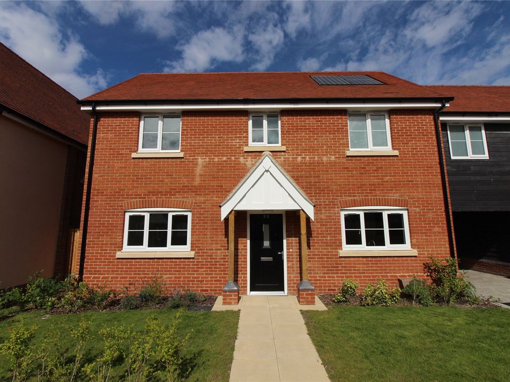 New home, 4 bed link detached house for sale in Scholars Close, Felsted CM6, £580,000