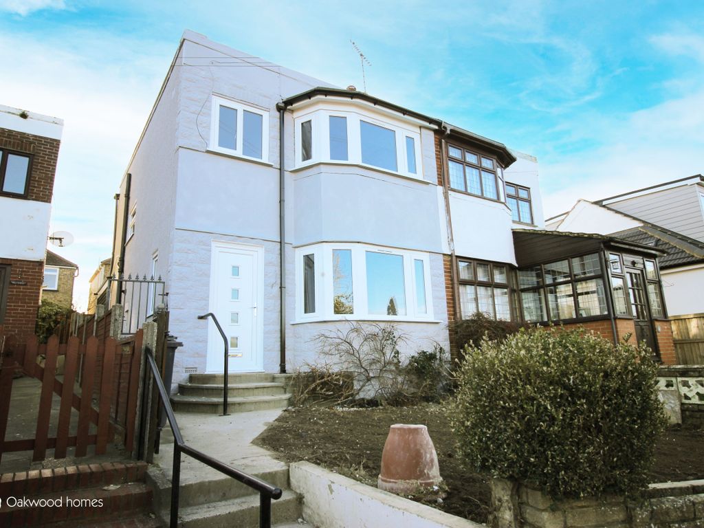 3 bed semi-detached house for sale in Shottendane Road, Margate CT9, £340,000