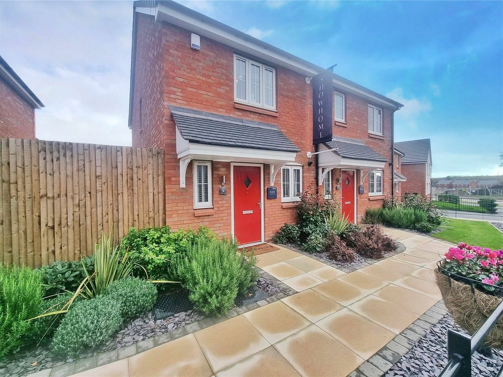 New home, 2 bed semi-detached house for sale in The Crescent, Stoke On Trent, Staffordshire ST3, £176,500