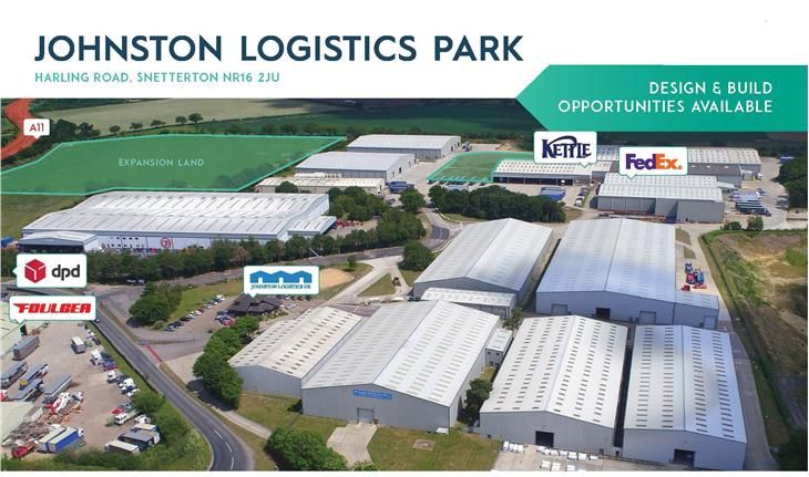 Light industrial to let in Expansion Land, Johnston Logistics Park, Harling Road, Snetterton NR16, Non quoting