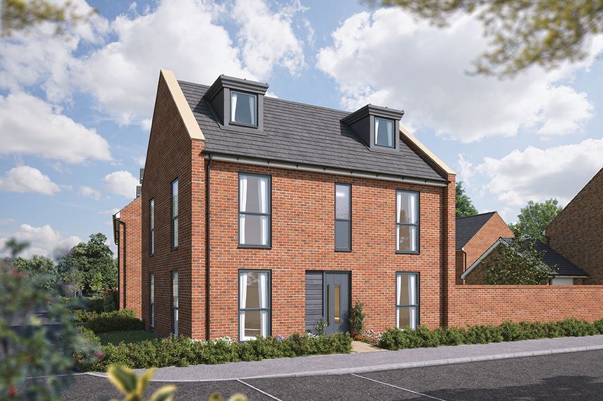 New home, 5 bed detached house for sale in "The Lutyens" at Harrington Lane, Pinhoe, Exeter EX4, £525,000