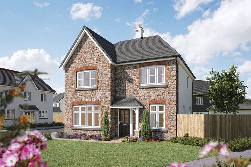 New home, 4 bed detached house for sale in "The Aspen" at Green Hill, Egloshayle, Wadebridge PL27, £500,000
