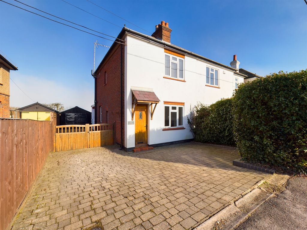 2 bed semi-detached house for sale in Main Road, Naphill, High Wycombe, Buckinghamshire HP14, £450,000