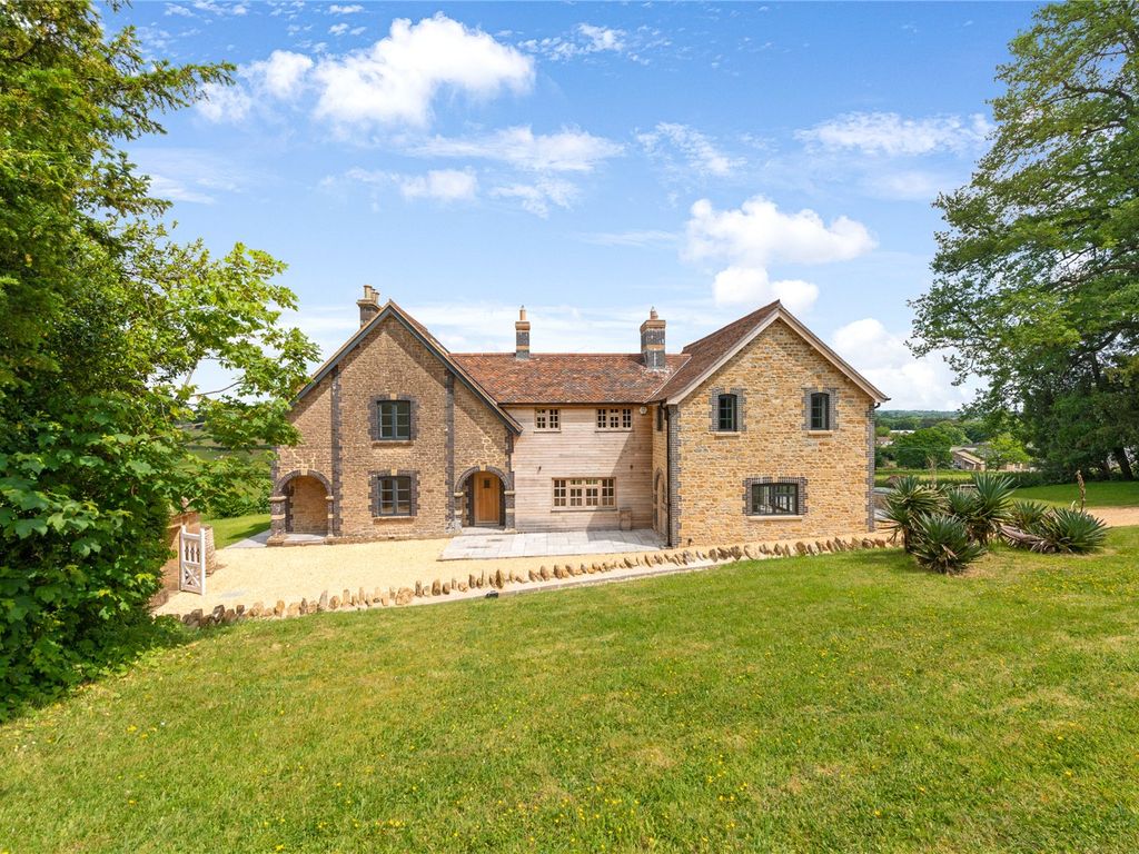 4 bed detached house for sale in Lodge Hill, East Coker, Somerset BA22, £1,635,000
