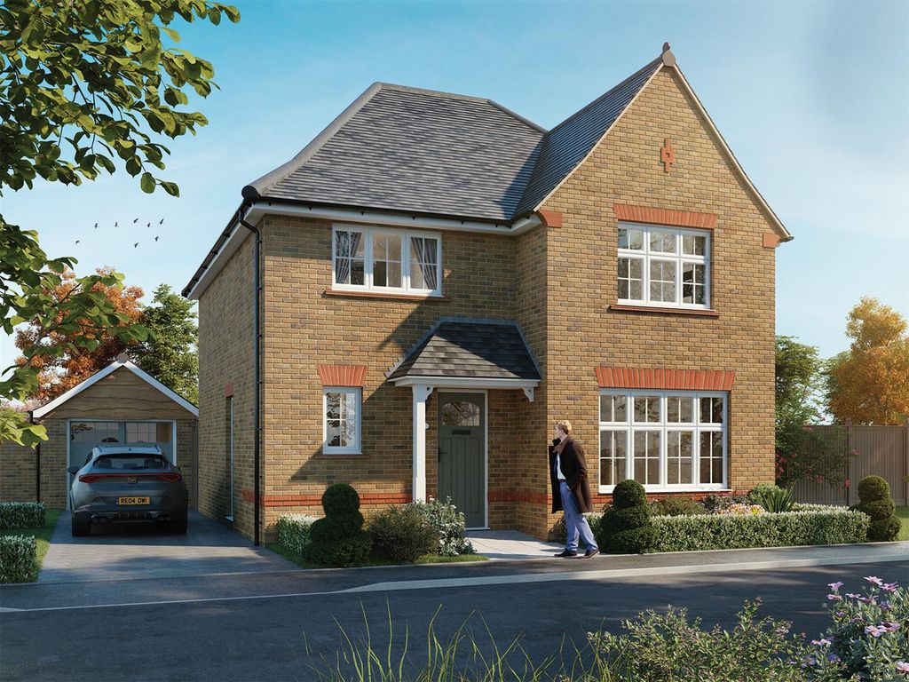 New home, 4 bed detached house for sale in The Cambridge, Poppy Fields, Moor Lane South, Bramley, Rotherham S65, £425,000