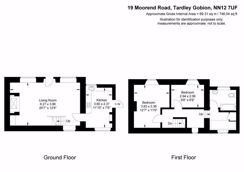 2 bed cottage for sale in Moorend Road, Yardley Gobion, Towcester NN12, £362,500