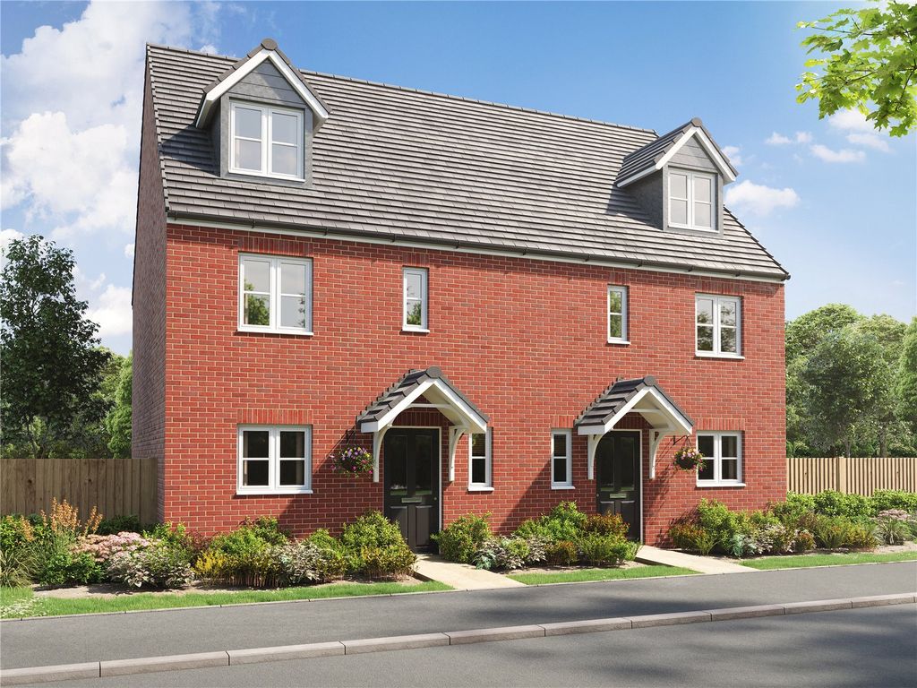 New home, 3 bed detached house for sale in St Peters Place, Fugglestone Road, Adlam Way, Salisbury SP2, £136,000