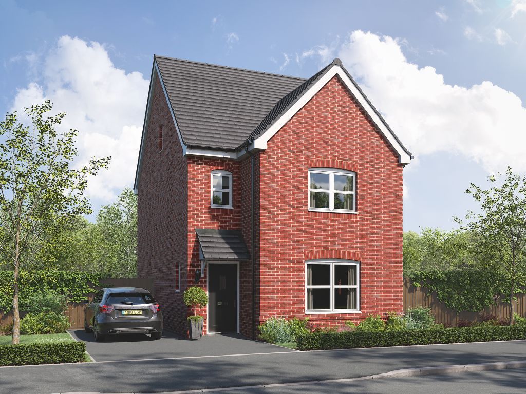 New home, 4 bed detached house for sale in "The Greenwood" at Goldicote Business Park, Banbury Road, Goldicote, Stratford-Upon-Avon CV37, £499,000