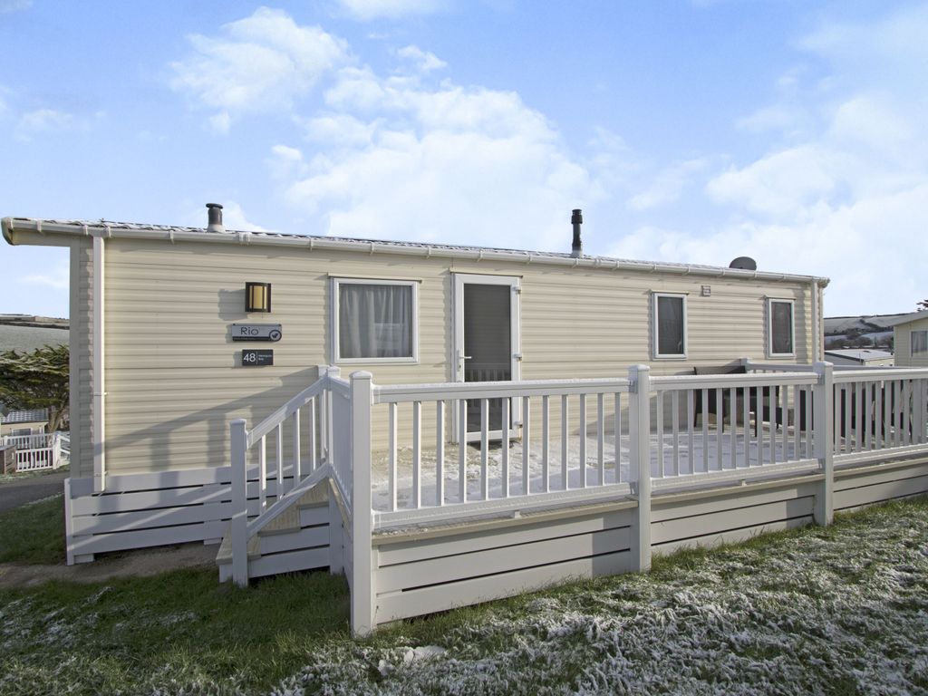 2 bed mobile/park home for sale in Trevelgue, Newquay TR8, £32,500