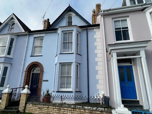 4 bed terraced house for sale in Gomer Crescent, New Quay SA45, £398,000