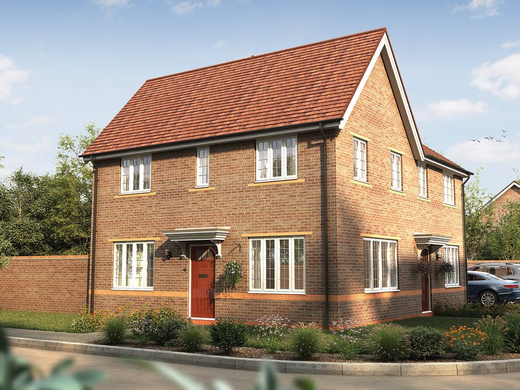 New home, 3 bed semi-detached house for sale in "The Lyttelton" at Uppingham Road, Bushby, Leicester LE7, £309,950