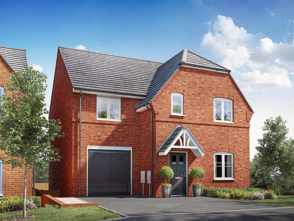 New home, 4 bed detached house for sale in High Oakham Hill, Mansfield NG18, £420,000