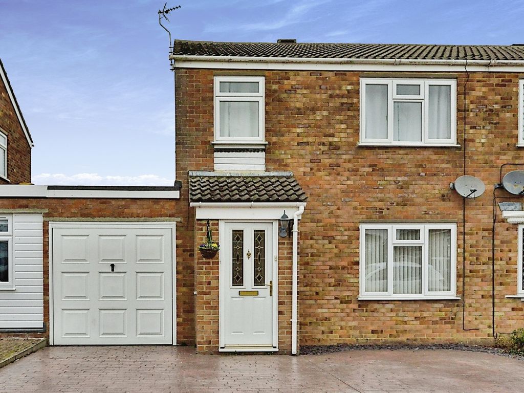 3 bed semi-detached house for sale in Winemar Close, Hanslope, Milton Keynes MK19, £350,000