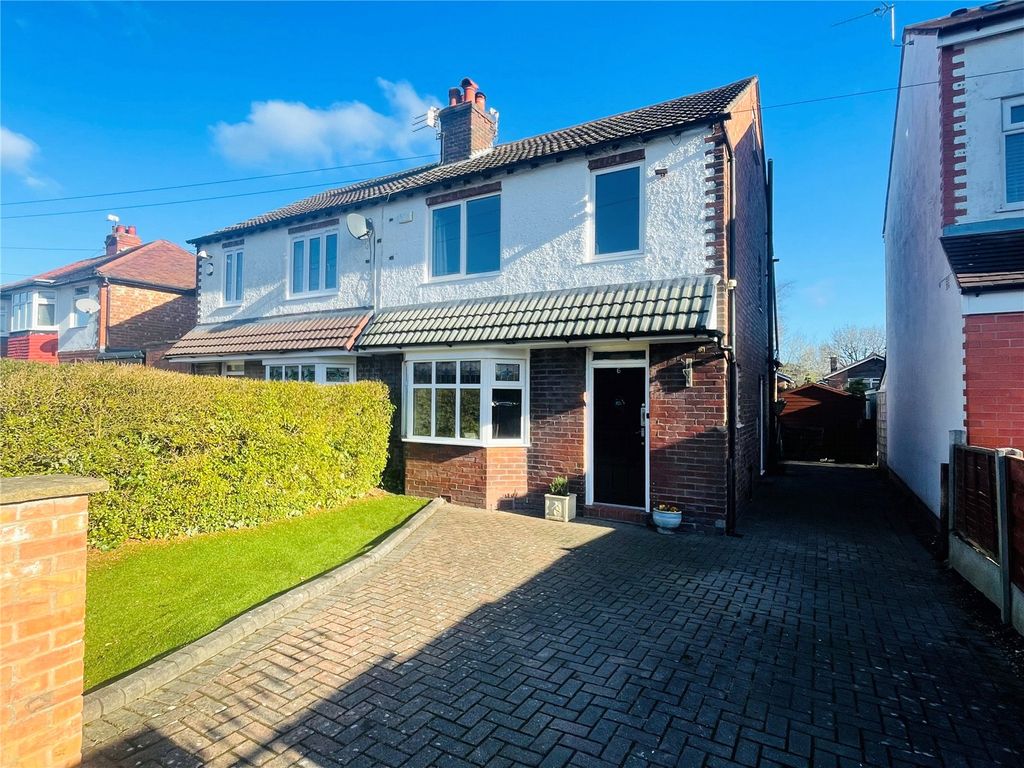 3 bed semi-detached house for sale in Fairfield Avenue, Cheadle Hulme, Cheadle, Greater Manchester SK8, £342,000