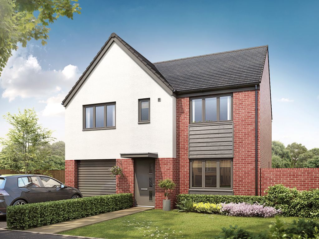 New home, 4 bed detached house for sale in "The Warwick" at Hilton Depot, Egginton Road, Hilton, Derby DE65, £360,995