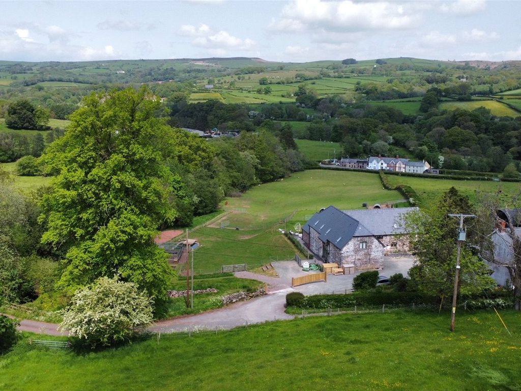 5 bed detached house for sale in Nantygwreiddyn, Brecon, Powys LD3, £845,000