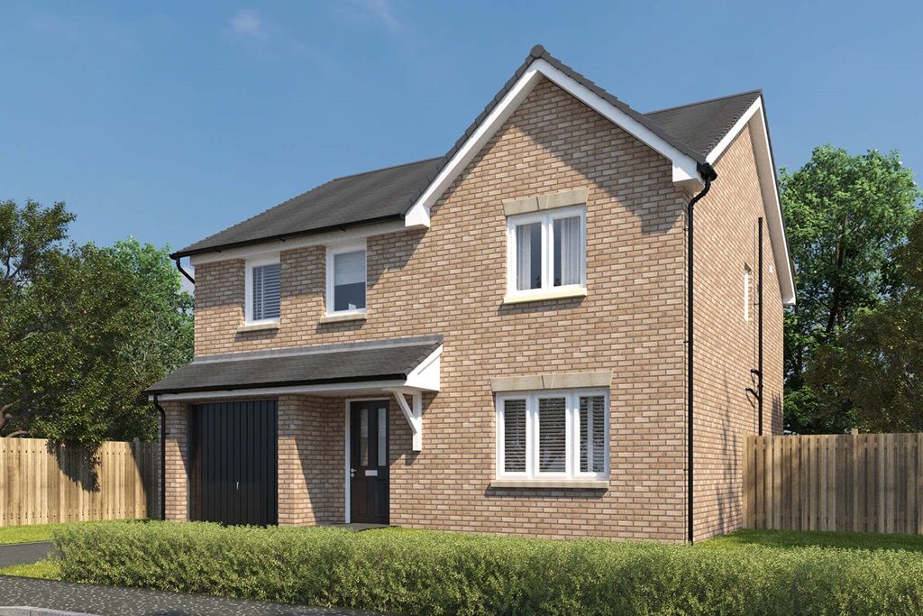New home, 4 bed detached house for sale in "The Geddes - Plot 6" at Glasgow Road, Ratho Station, Newbridge EH28, £430,000