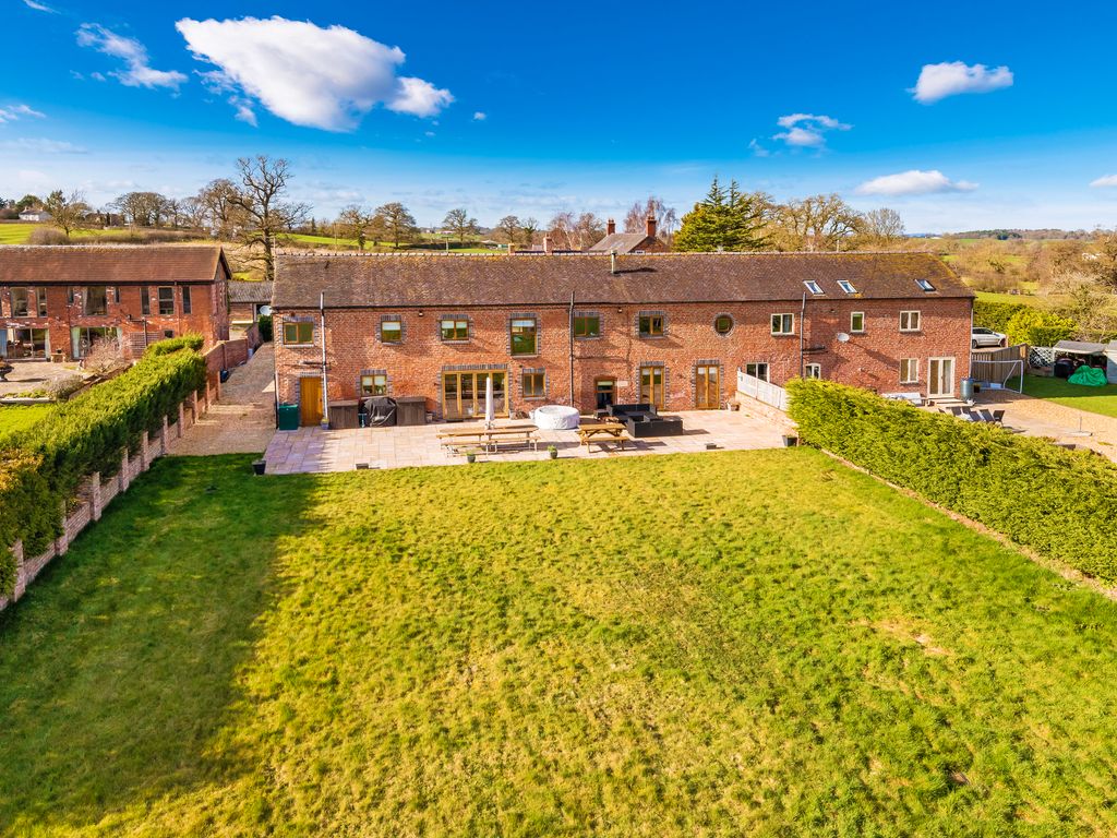 6 bed barn conversion for sale in Broughall, Whitchurch SY13, £770,000