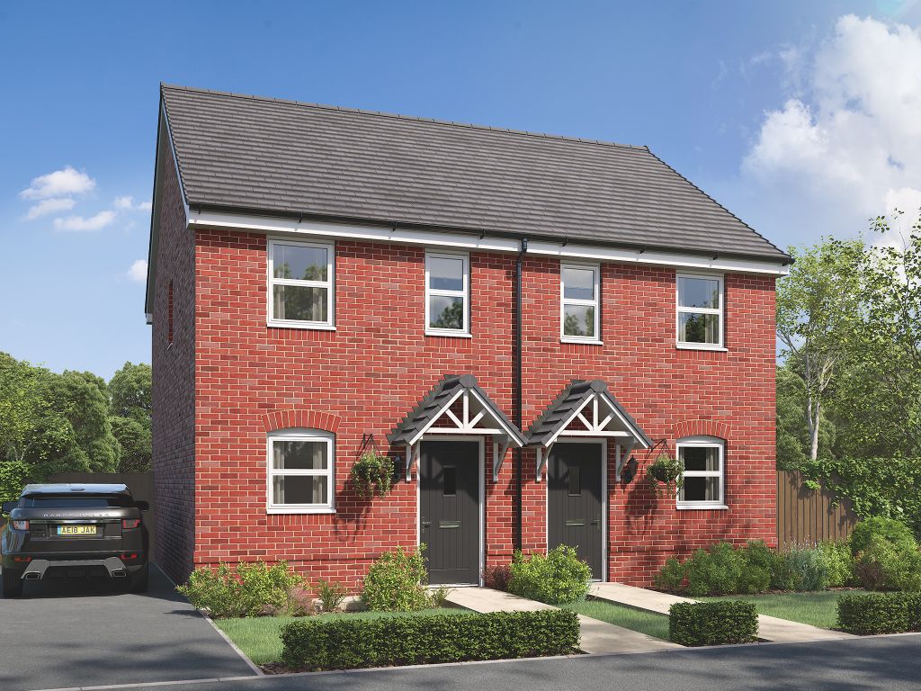 New home, 2 bed semi-detached house for sale in "The Alnmouth" at Goldicote Business Park, Banbury Road, Goldicote, Stratford-Upon-Avon CV37, £310,000