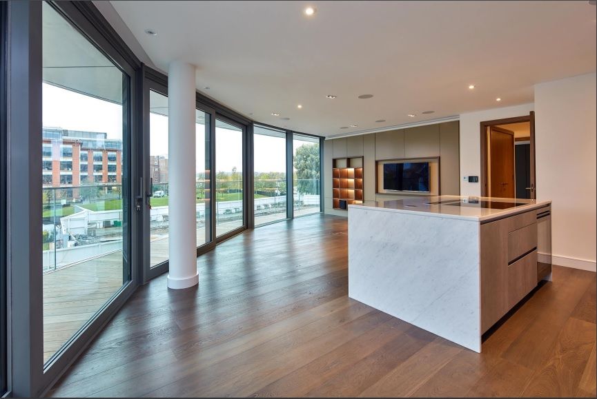 New home, 2 bed flat for sale in Goldhurst House Parr's Way, Fulham Reach, Hammersmith W6, £1,850,000