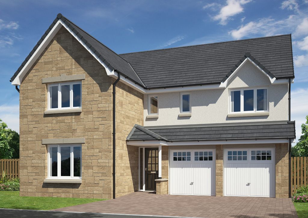 New home, 5 bed detached house for sale in Longmuir Place, Bonnyrigg EH19, £525,000