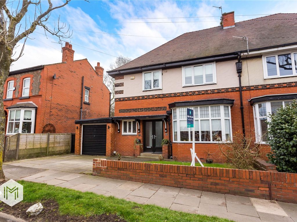 4 bed semi-detached house for sale in Old Clough Lane, Worsley, Manchester M28, £380,000