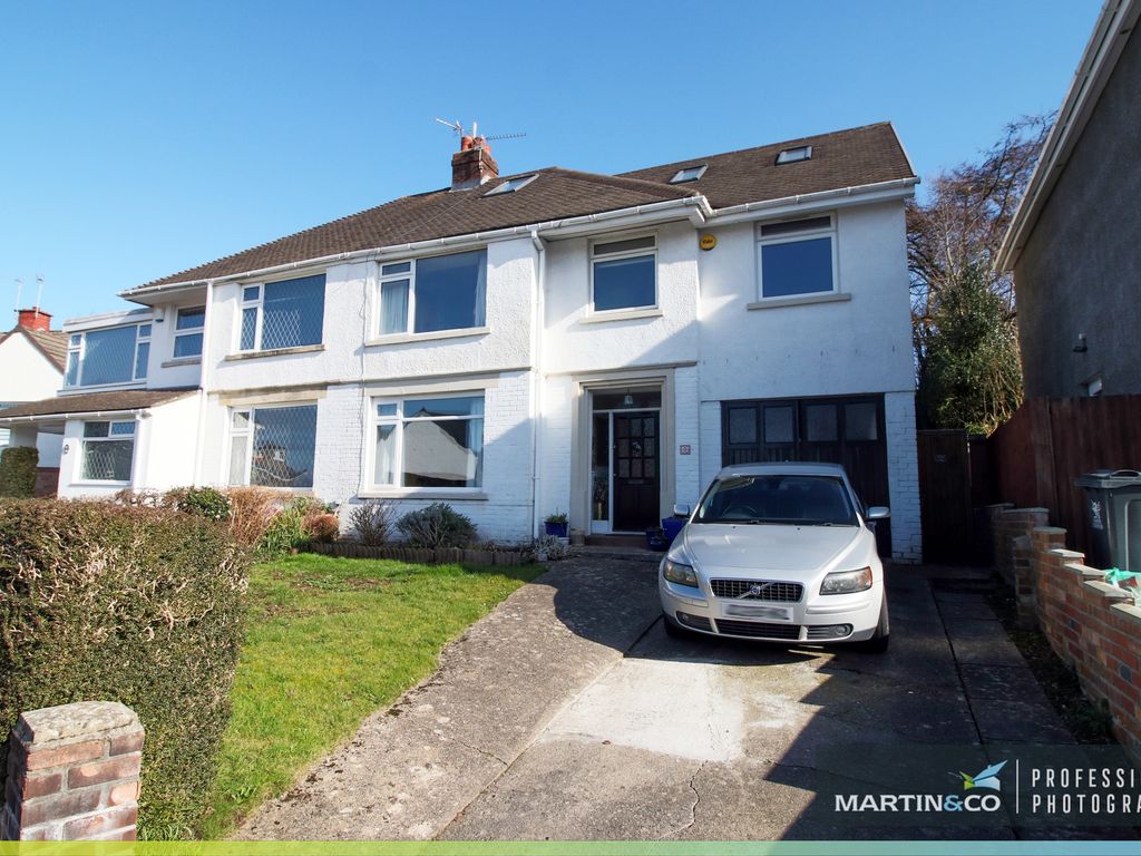 4 bed semi-detached house for sale in Everest Avenue, Llanishen, Cardiff CF14, £475,000
