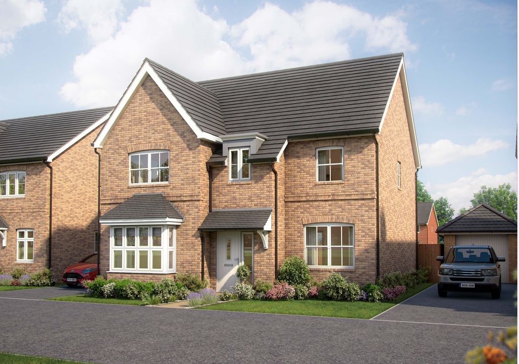 New home, 5 bed detached house for sale in "The Birch" at Peacock Drive, Sawtry, Huntingdon PE28, £540,450