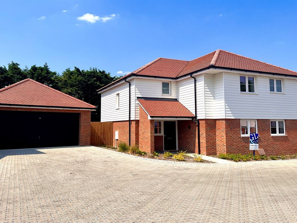 New home, 4 bed detached house for sale in Vineyards Close, Old London Road, Washington, West Sussex RH20, £675,000