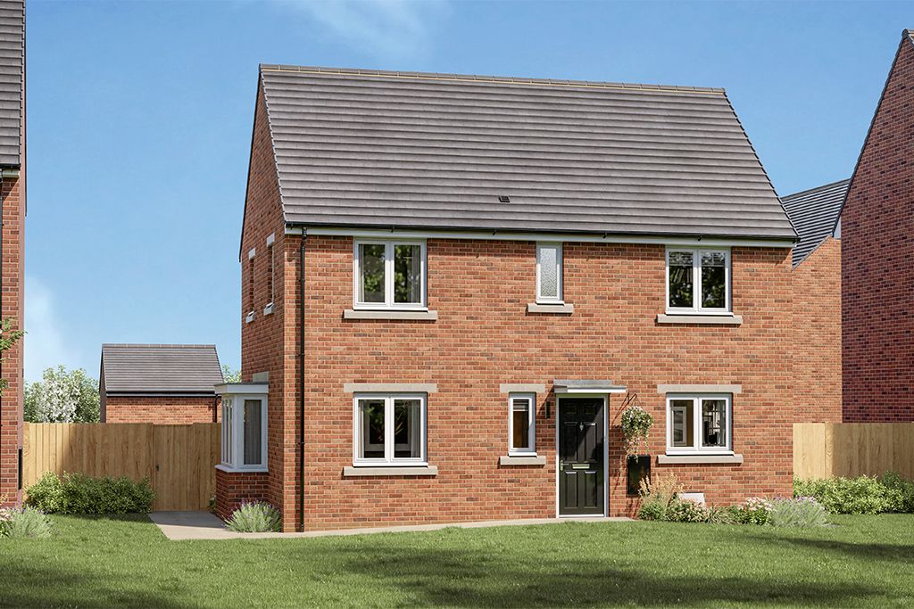New home, 3 bed property for sale in "The Shipley" at Welsh Road, Garden City, Deeside CH5, £259,995